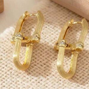 Elegant Gold Hoop Earrings